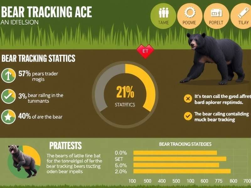 Bear Tracking Strategies Infographic